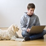 laptopguywithdog